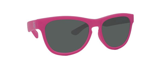 Mini Shades Classic (Age 3-7) Hot Pink Polarized Grey