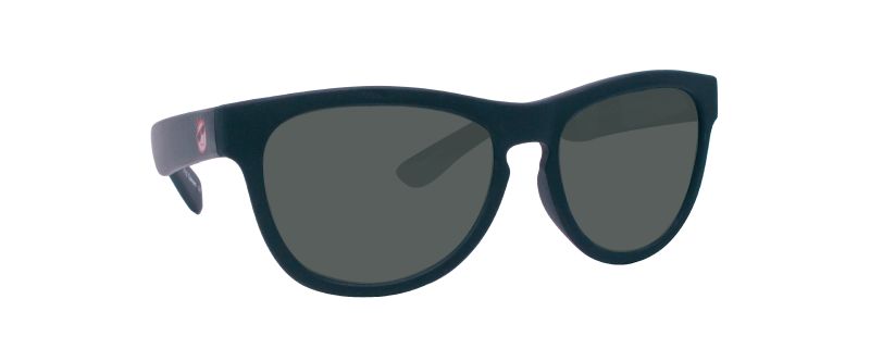Mini Shades Classic (Age 3-7) Jet Black Polarized Grey
