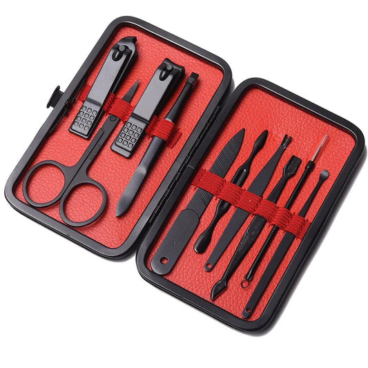 Mad Man Red Color Pop Grooming Kit 10 pc