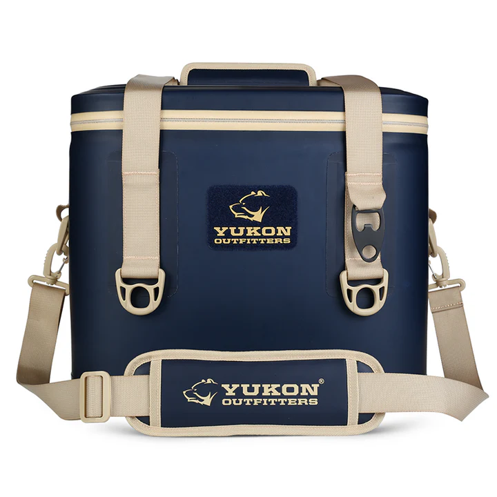 Yukon 30 can Tech Cooler - Navy/Tan