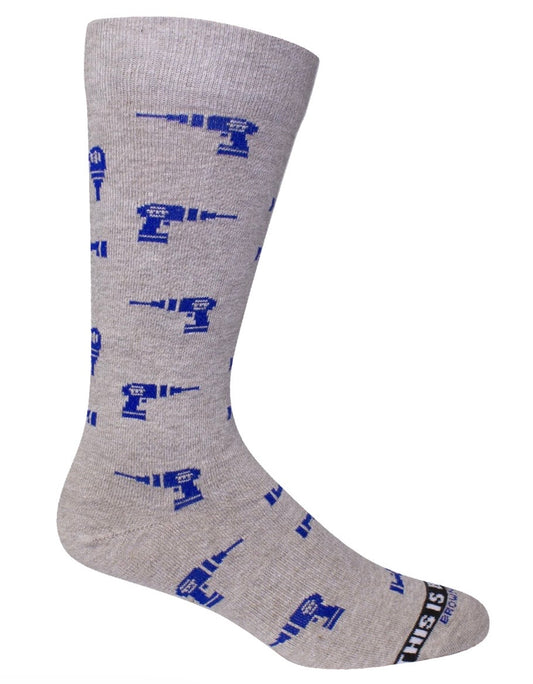 Brown Dog Boring Socks - Oatmeal