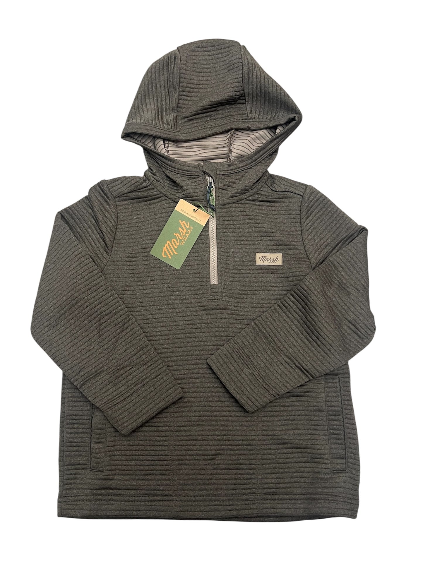 Marsh Wear Youth Sullivan Tech Hoodie - Canteen
