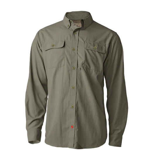 Over Under South Platte Button Up Shirt- Pewter