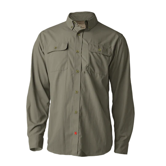 Over Under South Platte Button Up Shirt- Pewter