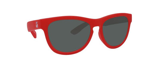 Mini Shades Classic (Age 3-7) Red Hot Polarized Grey