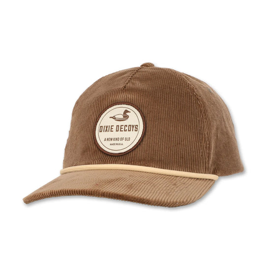 Dixie Decoys Corduroy Rope Hat - Brown