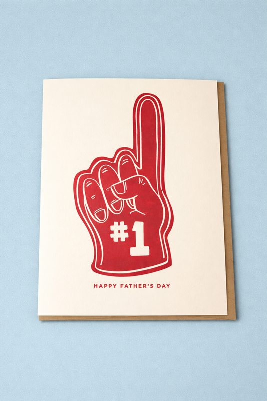 Connecting On Paper Happy Father's Day Card