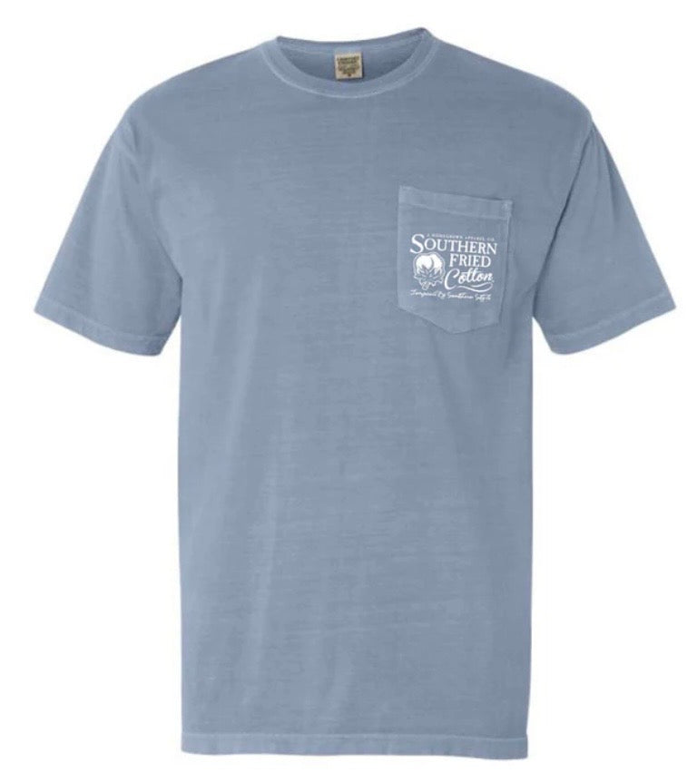 SoFriCo Men’s SS Tshirt Marsh Guide - Ice Blue