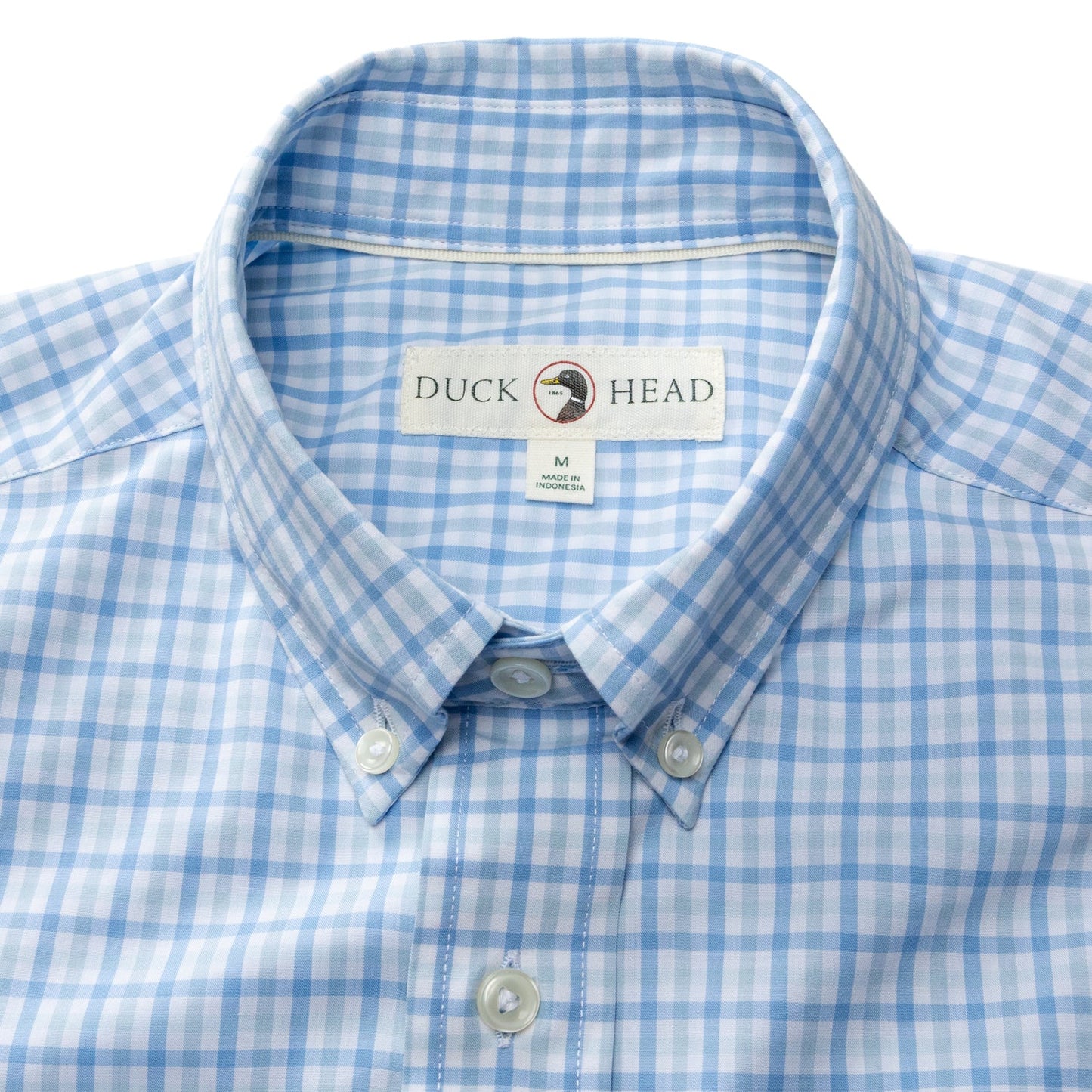 Duck Head Performance Poplin Sport Shirt - Sky Blue