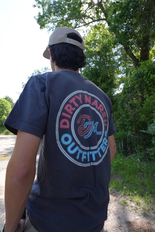 Dirty Marsh Outfitters Circle Neon | Black
