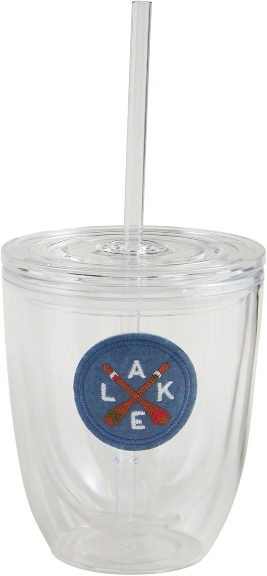 MudPie 16 oz Emb Tumbler -Lake