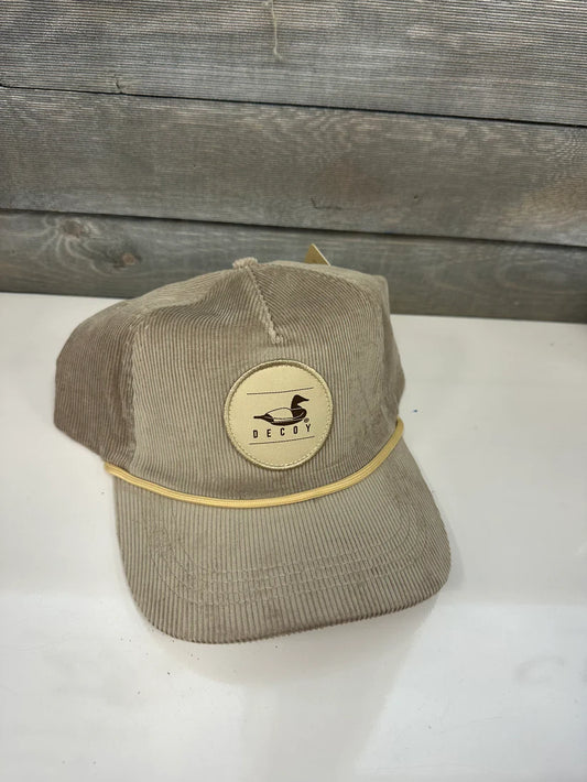 Dixie Decoy Corduroy Rope Hat - Tan