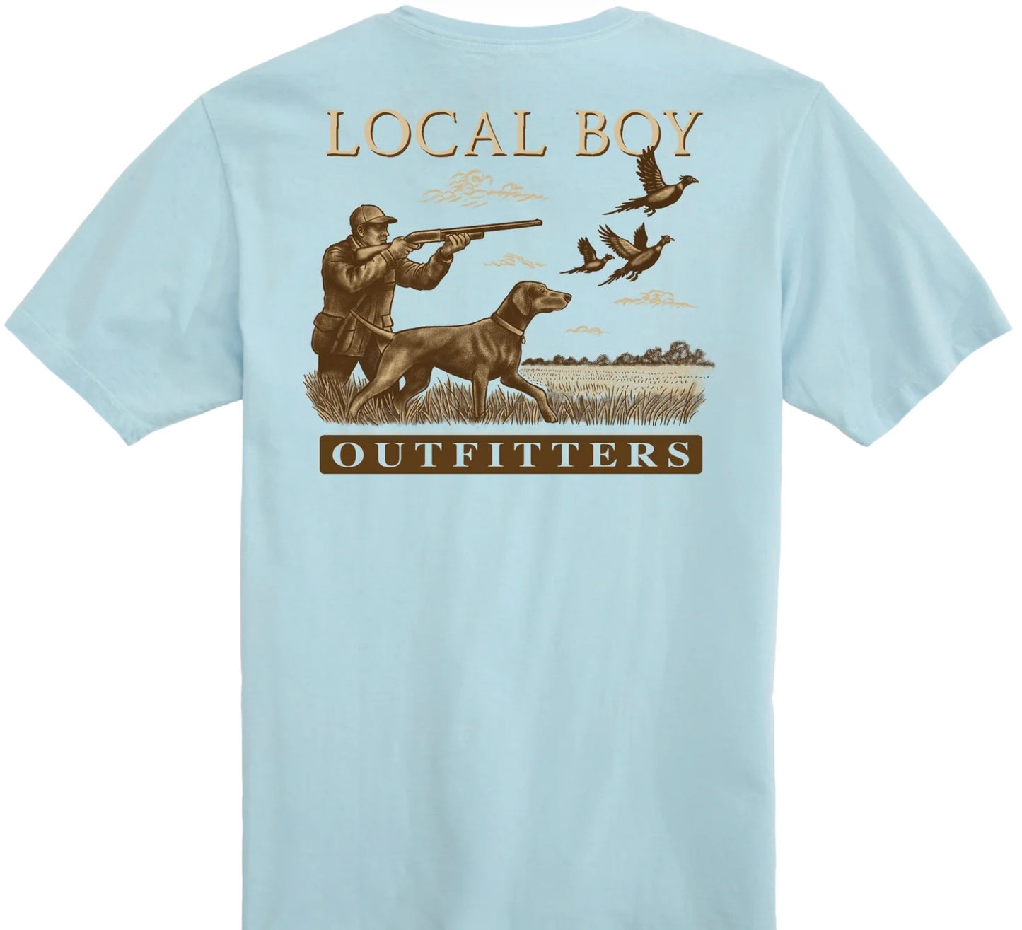 Local Boy Wetland Hunt SS Tee - Chambray