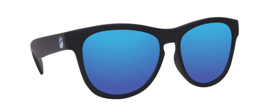 Mini Shades Classic (Age 8-12) Galaxy Black Polarized Blue Mirror