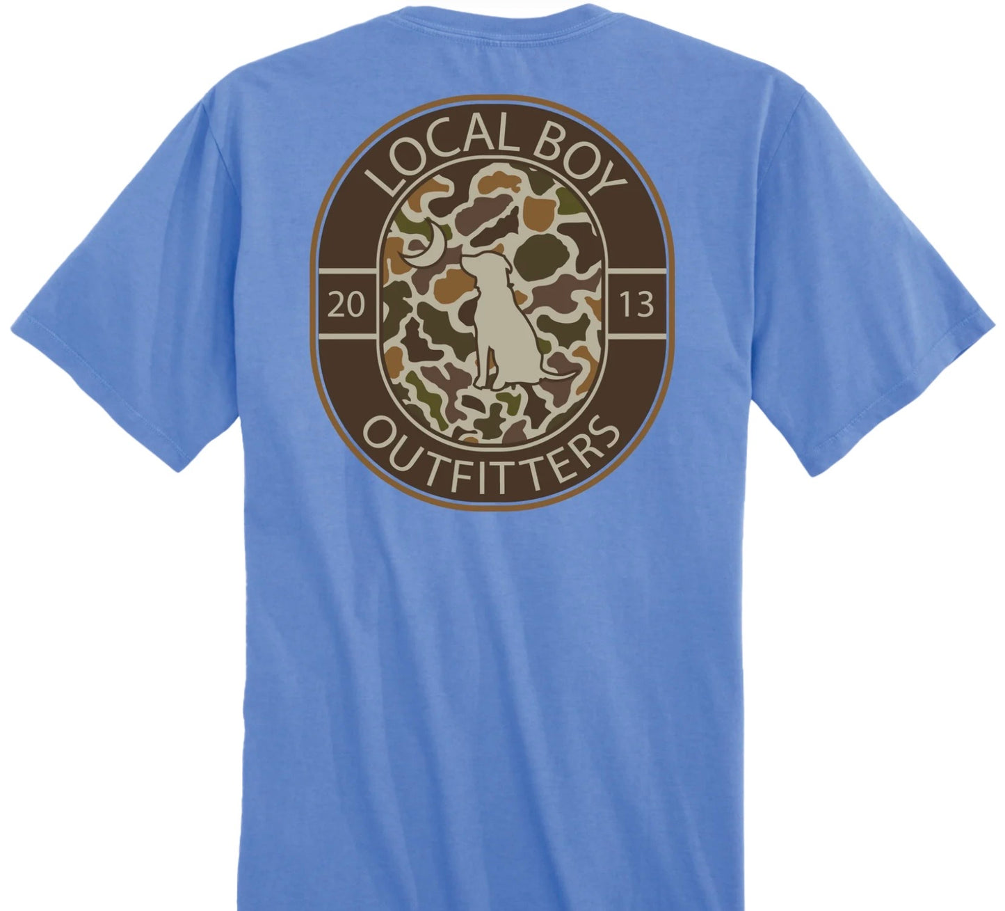 Local Boy Vintage Crest SS Tee - Marina
