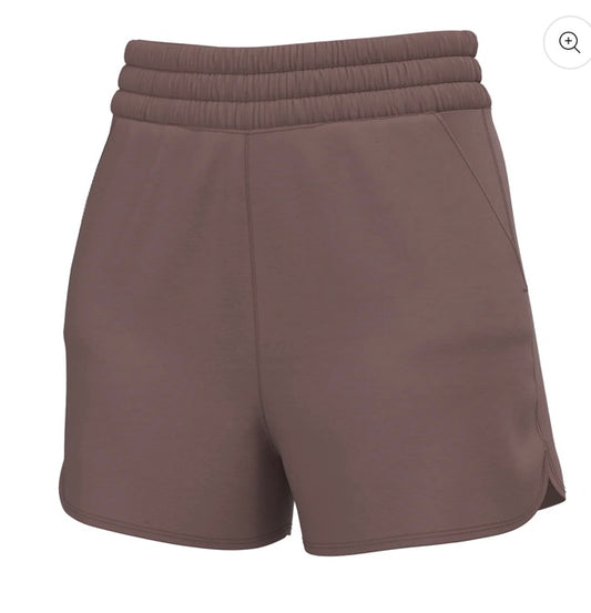 Local Girl High Waisted Volley Shorts - Rose