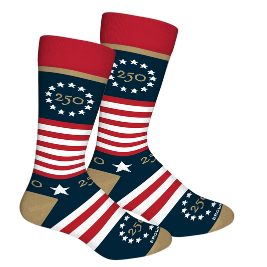 Brown Dog F250 Continential Dress Socks