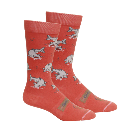 Brown Dog Gone Fishin Socks - Dubarry