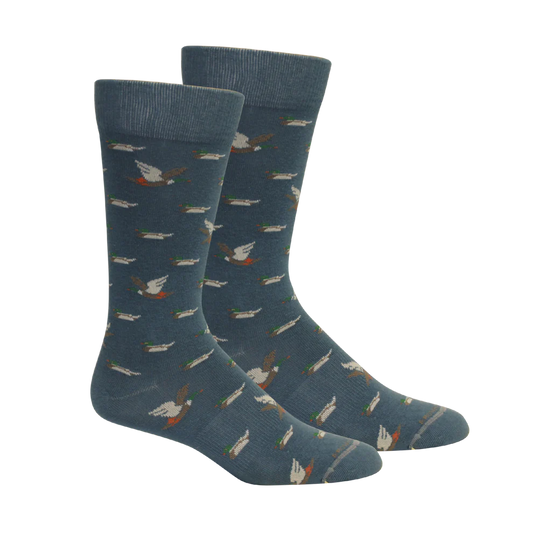 Brown Dog Socks - Belhaven Bluestone