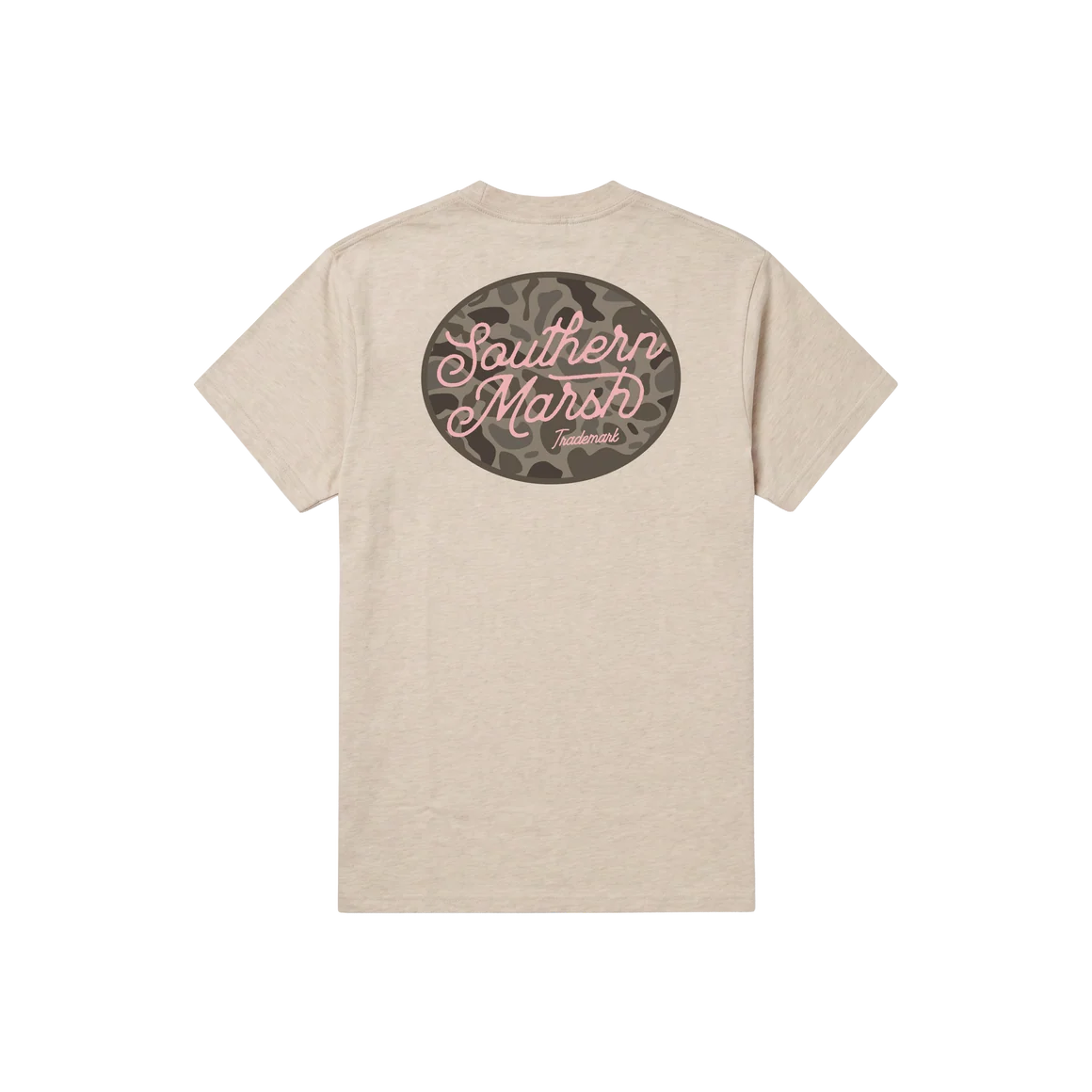 Southern Marsh Cowgirl Camo Tee - Washed Oatmeal