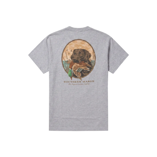 Southern Marsh Good Boy Tee - Light Grey