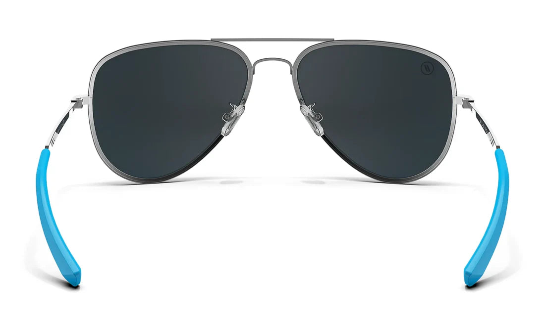 Blenders Eyewear A Series Blue Angel Polarized - Gloss Silver/ Blue