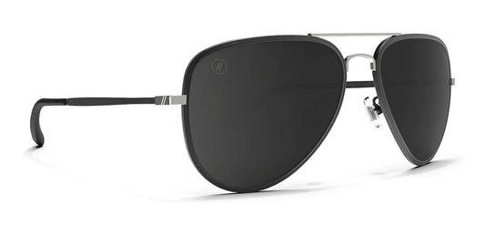 Blenders Eyewear Spider Jet Polarized Aviator - Black/grey