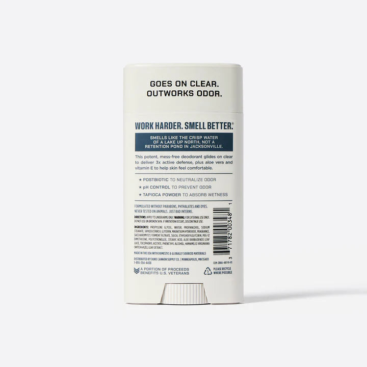 Duke Cannon Midnight Swim Air Defense Active Deodorant Aluminum Free