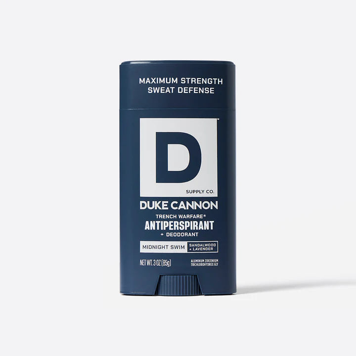 Duke Cannon Trench Warfare Antiperspirant Deodorant - Midnight Swim