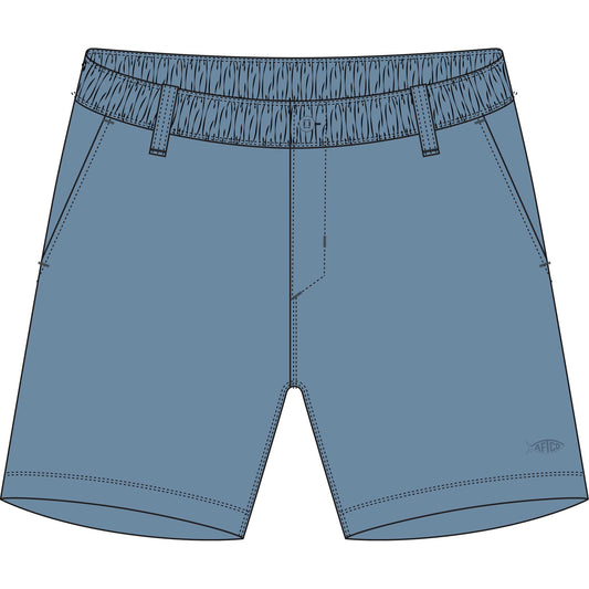 Aftco Youth Landlocked Shorts - Blue shadow