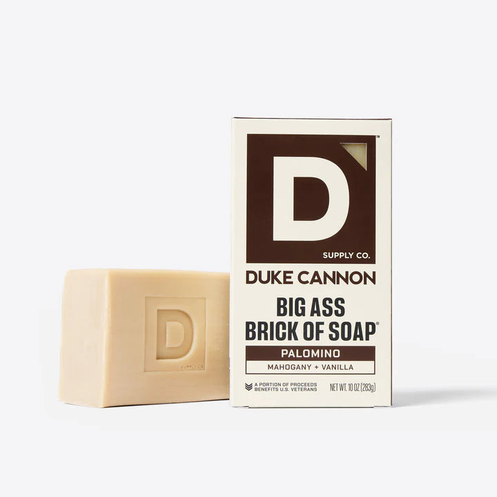 Duke Cannon Palomino Big Ass Brick of Soap Mahogany + Vanilla
