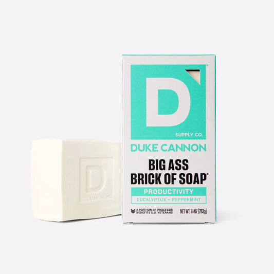 Duke Cannon Productivity Big Ass Brick of Soap Eucalyptus + Peppermint