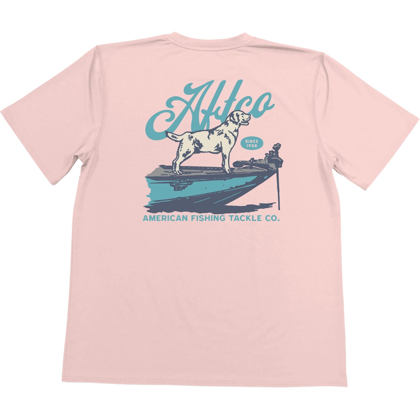 Aftco Youth Co Pilot SS Tee - Dusty Rose