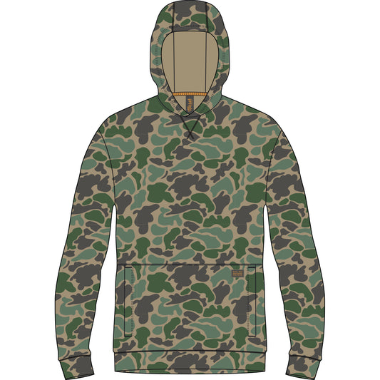 Marsh Wear Youth Fireside Hoodie - Green Mallard Camo