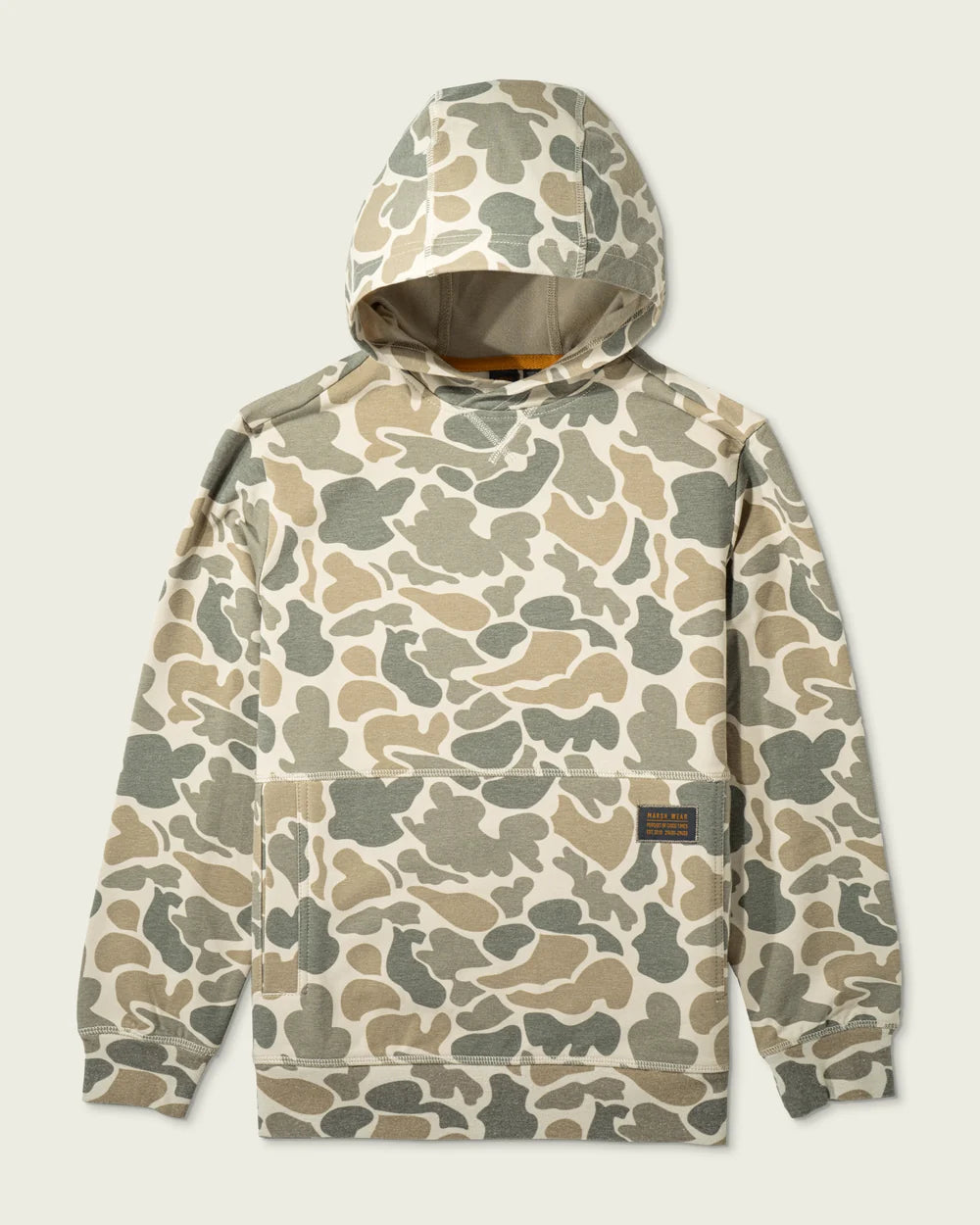 Marsh Wear Youth Fireside Hoodie - Khaki Mallard Camo