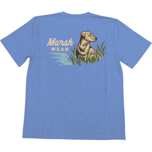 Marsh Wear Heritage Lab Tshirt - Light Blue Heather