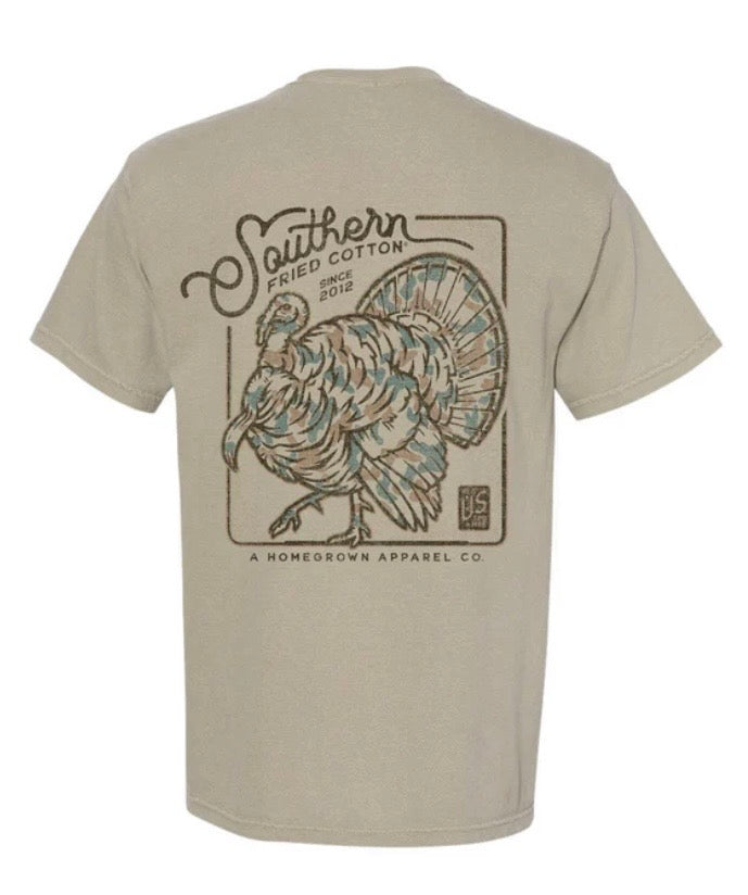 SoFriCo Men’s SS Tshirt Old School Tom - Sandstone