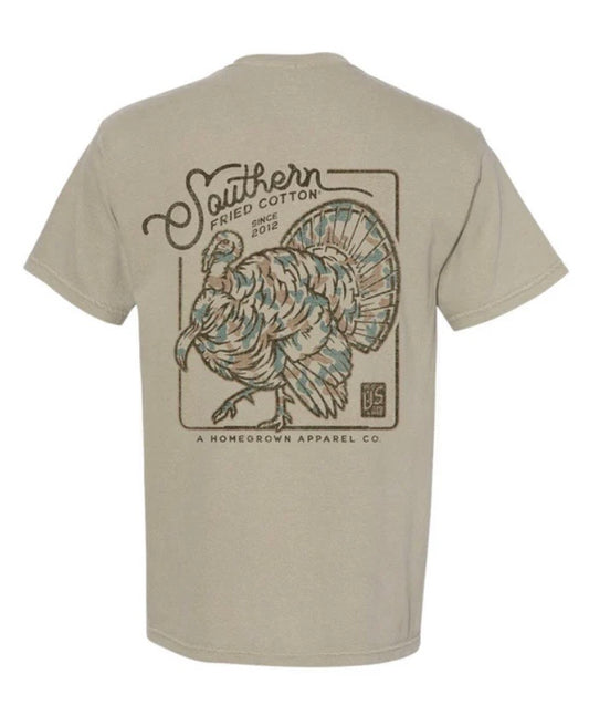 SoFriCo Men’s SS Tshirt Old School Tom - Sandstone