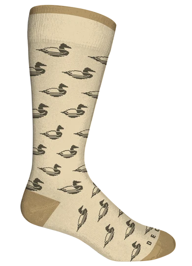 Dixie Decoys Logo Socks - Tan/Beige