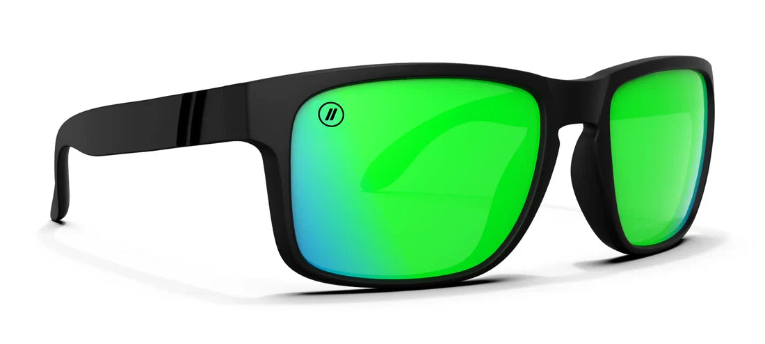 Blenders Eyewear Canyon Celtic Light Polarized - Matte Black/Green