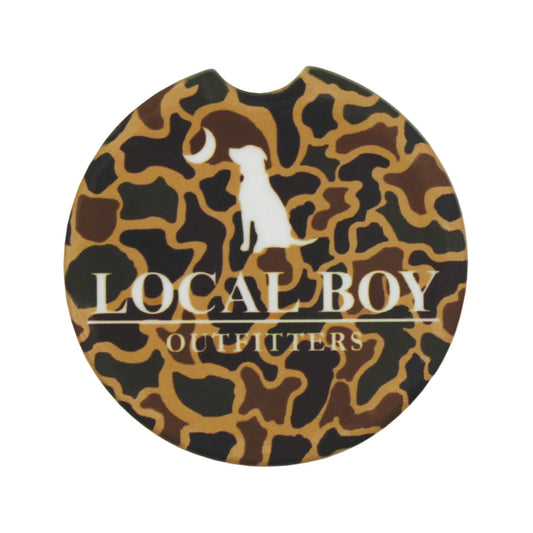 Local Boy Car Coaster - Old School Camo