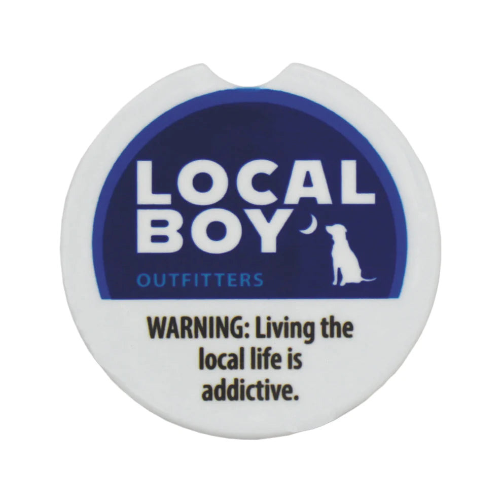 Local Boy Car Coaster - peppermint