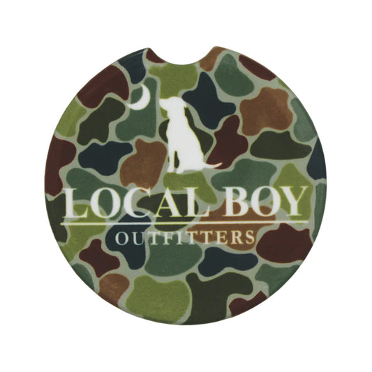 Local Boy Car Coaster - River Camo