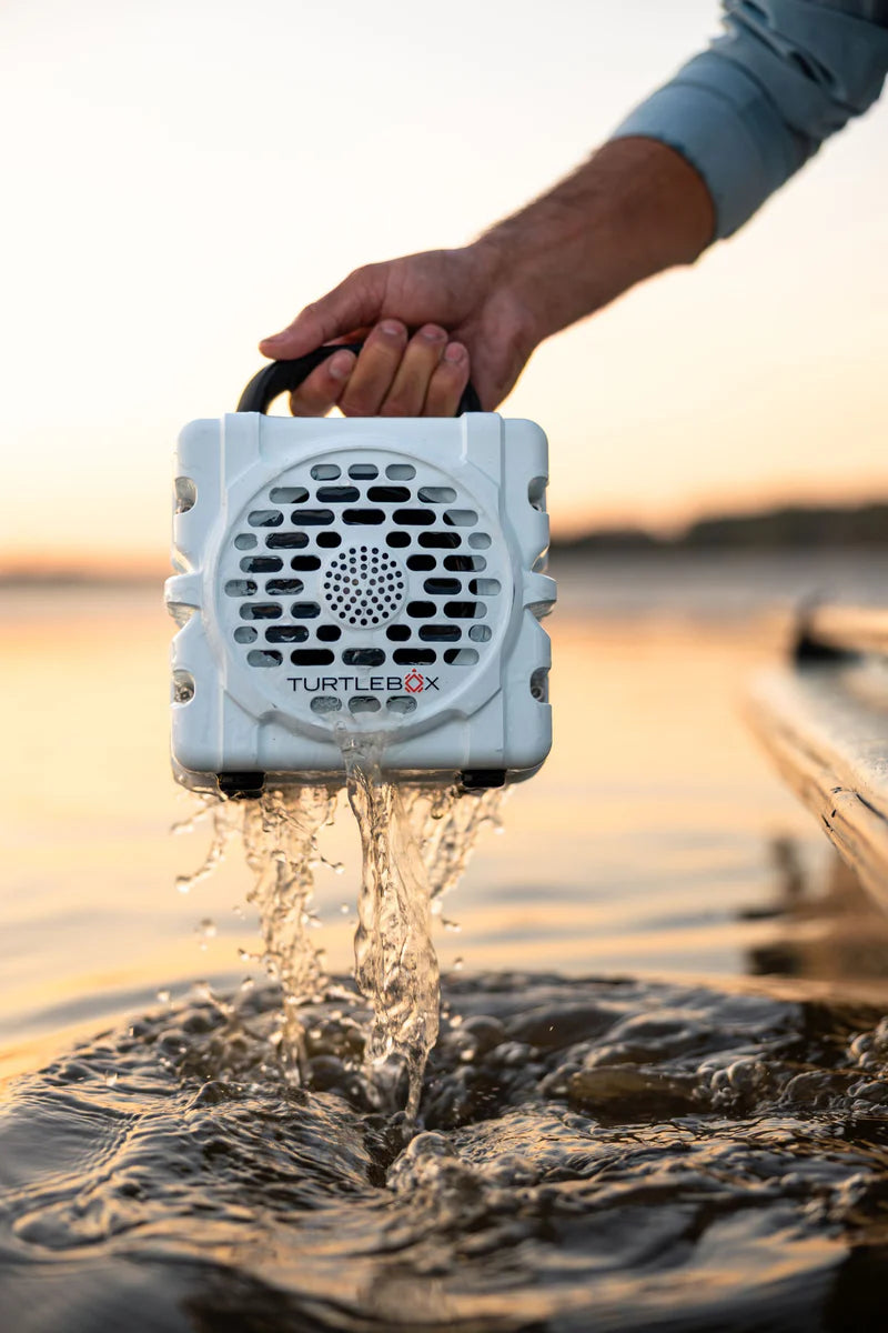 Turtlebox Cub Waterproof Speaker - White