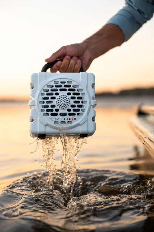 Turtlebox Cub Waterproof Speaker - White