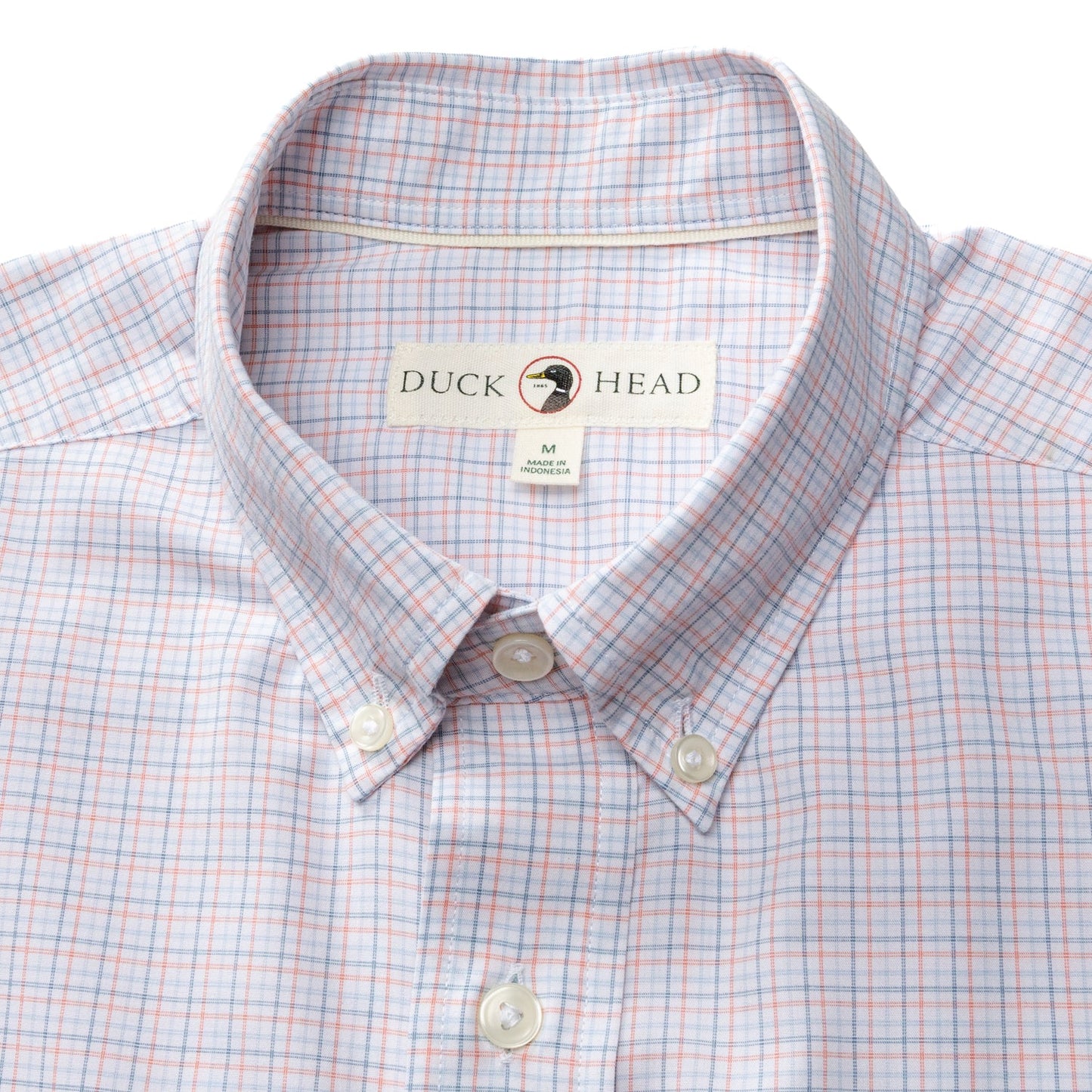 Duck Head Performance Poplin Sport Shirt - Coral