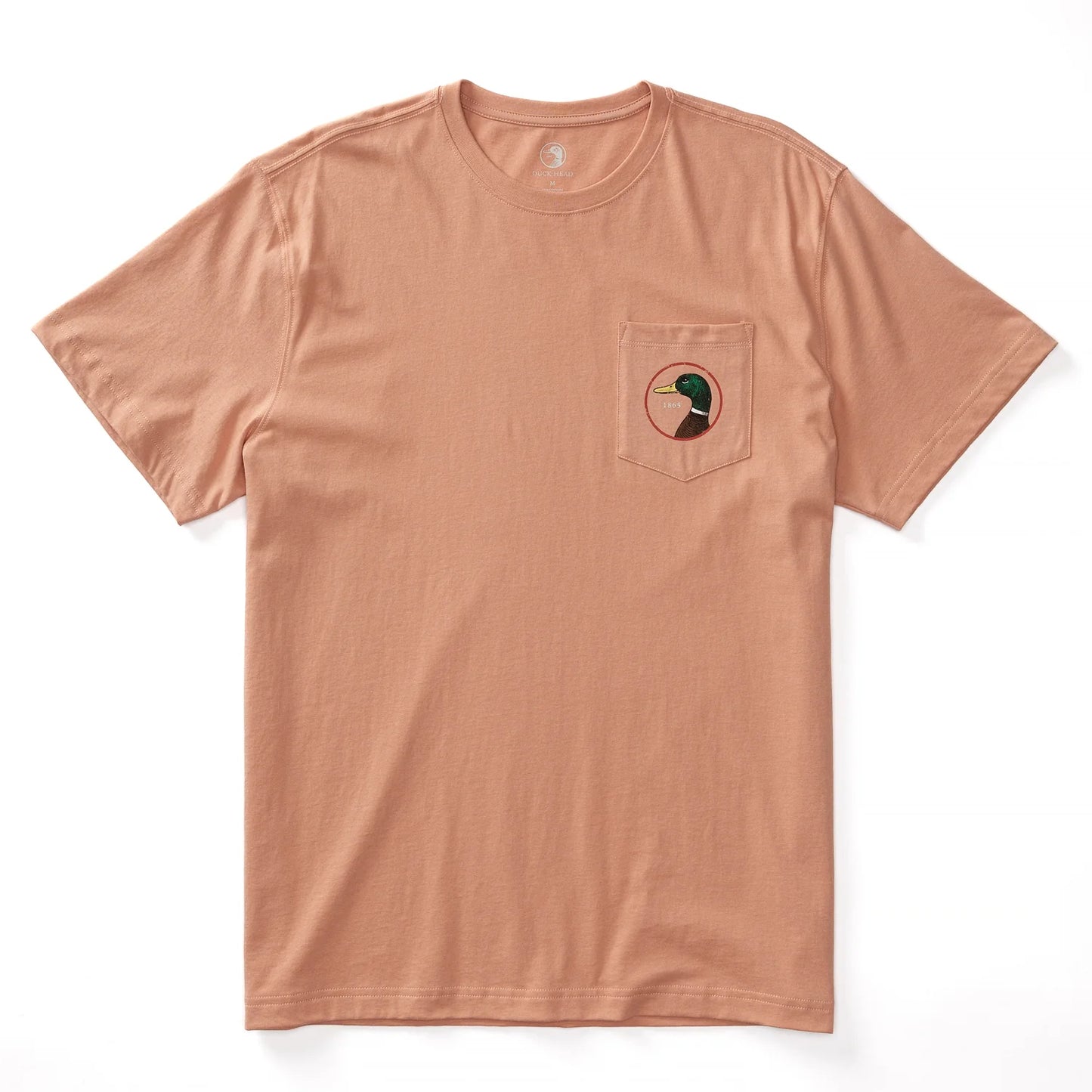 Duck Head Logo Short Sleeve T-Shirt - Rosewood