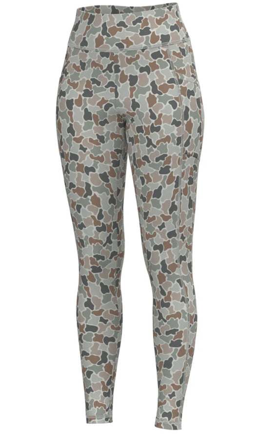 Local Girl Leggings - Forest Camo Flora