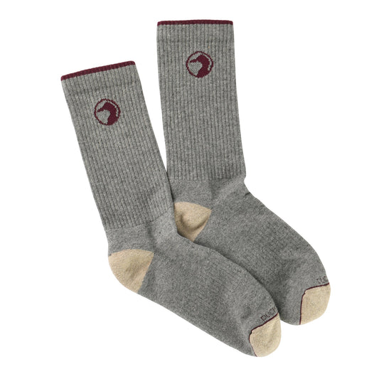 Duck Head Logo Socks -Varsity Grey