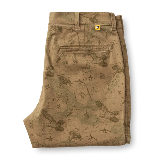 Duck Head Classic Fit Gold school Chino - Mallard Blueprint